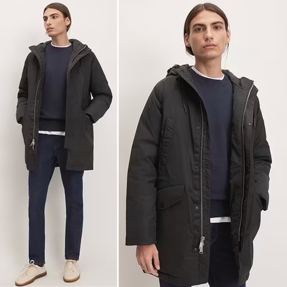 Everlane Jackets & Coats Everlane Mens The Renew Long Parka In